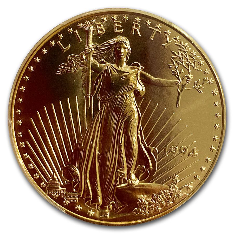 1994 1 oz American Gold Eagle MS-70 PCGS