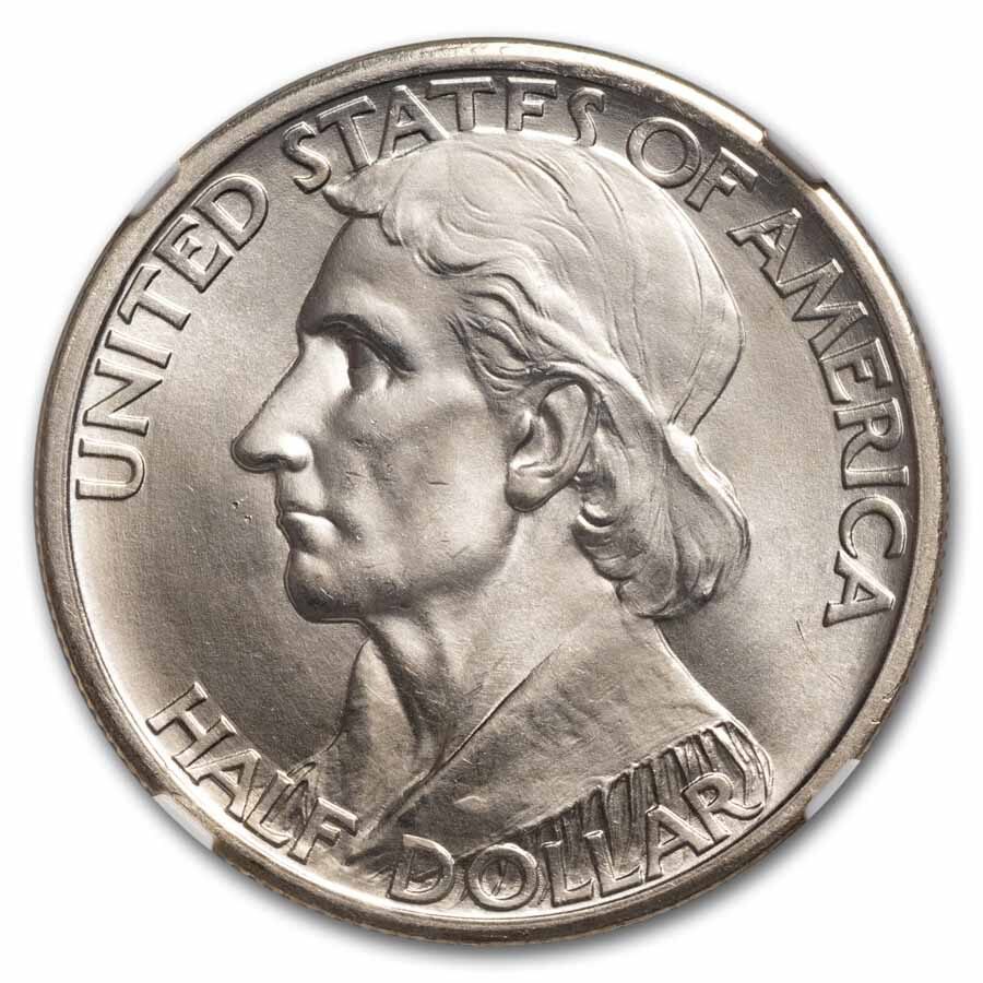 1936-S Boone Half Dollar Commem MS-65 NGC