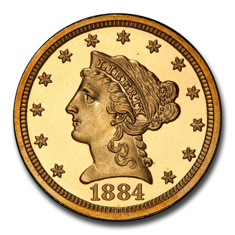 1884 $2.50 Liberty Gold Quarter Eagle PR-67 Cameo PCGS