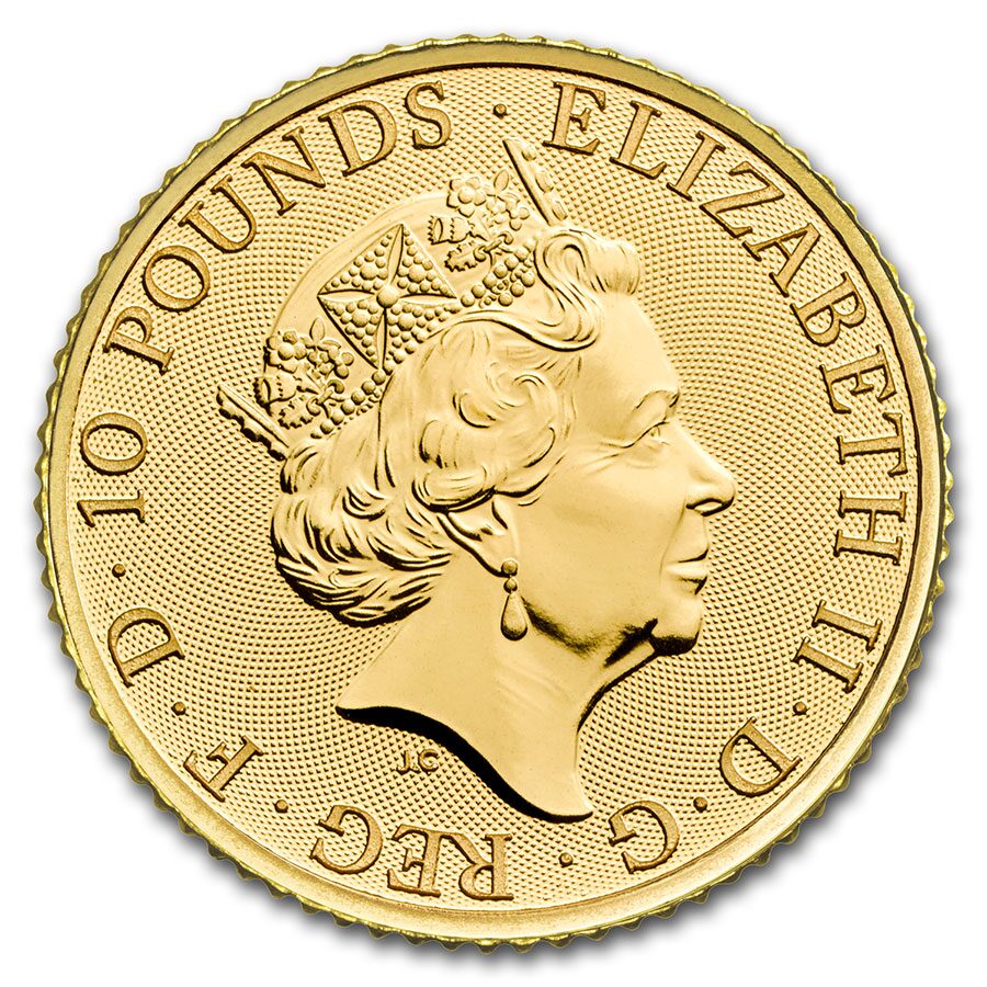 2020 Great Britain 1/10 oz Gold The Royal Arms BU