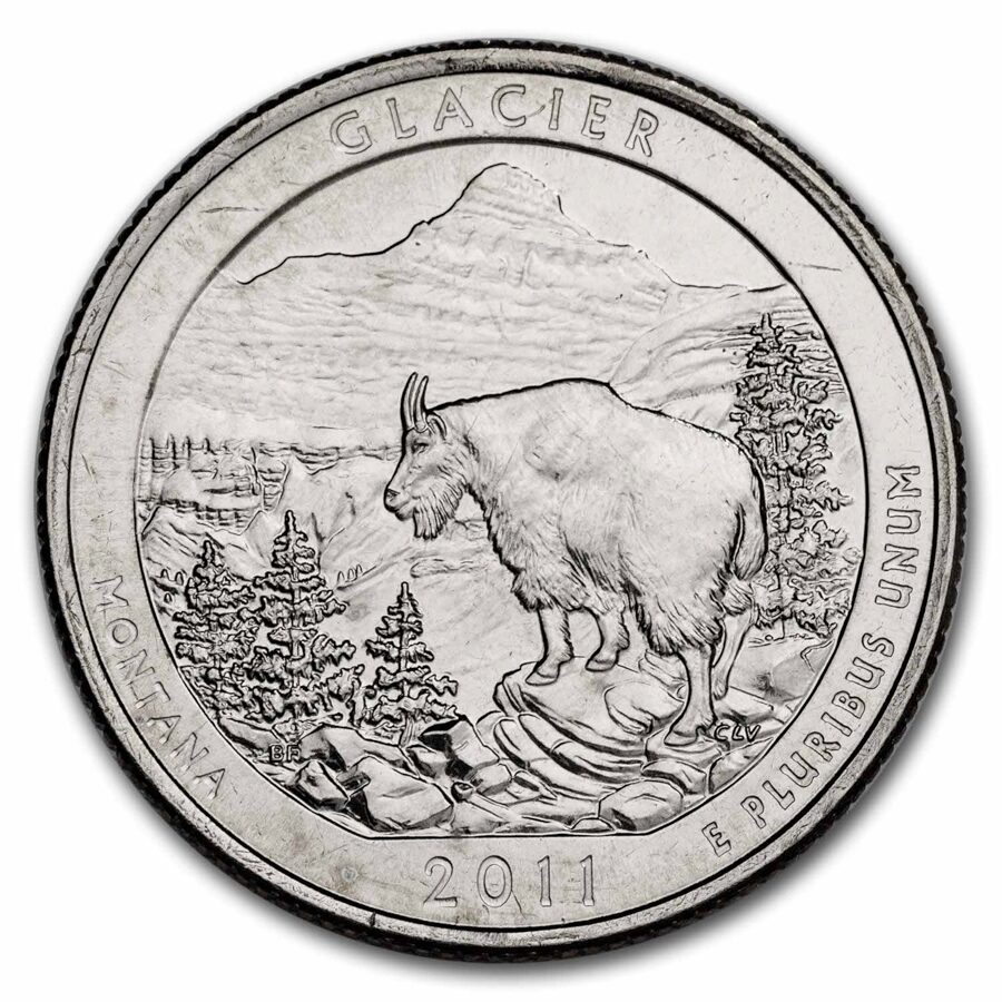 2011-P ATB Quarter Glacier National Park BU