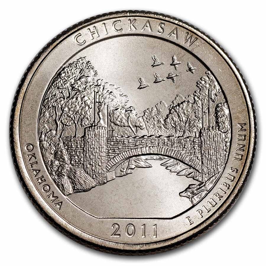 2011-P ATB Quarter Chickasaw National Recreation Area BU