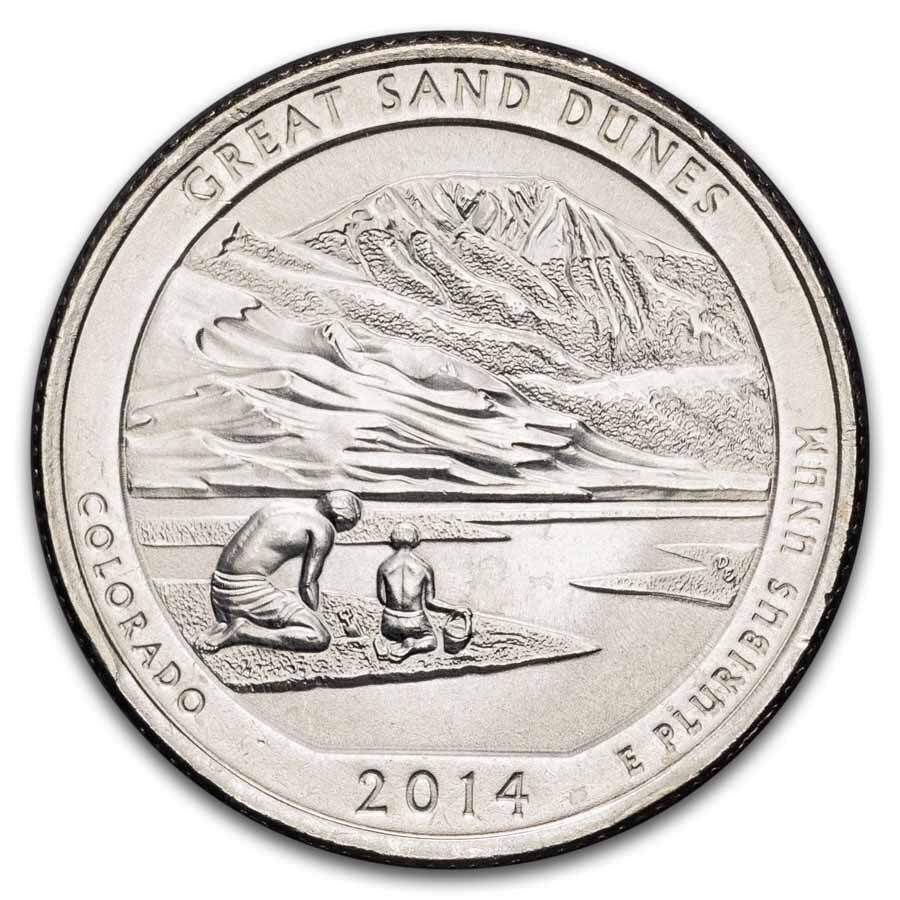 2014-P ATB Quarter Great Sand Dunes National Park BU