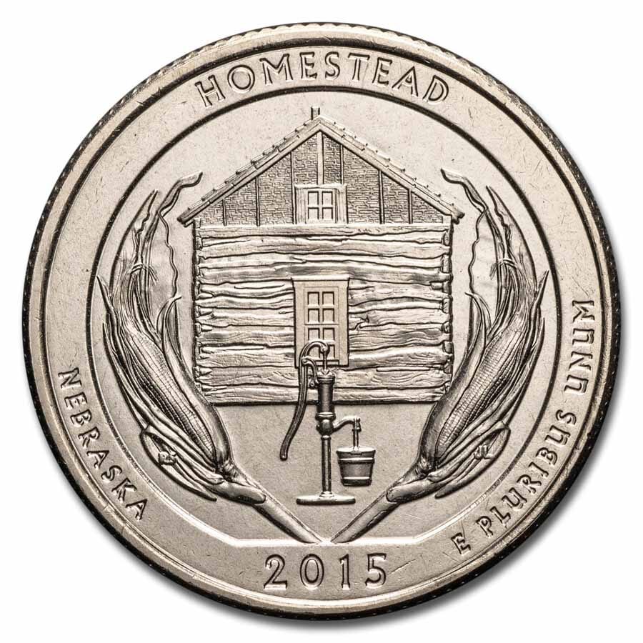 2015-P ATB Quarter Homestead National Monument BU
