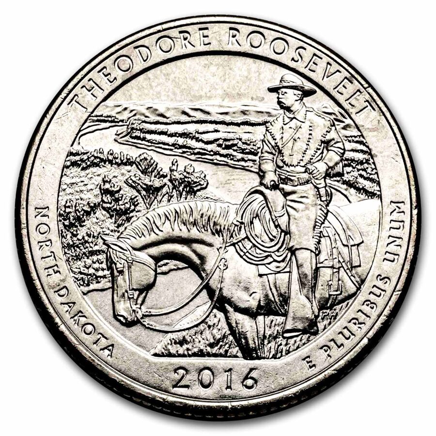 2016-P ATB Quarter Theodore Roosevelt National Park BU