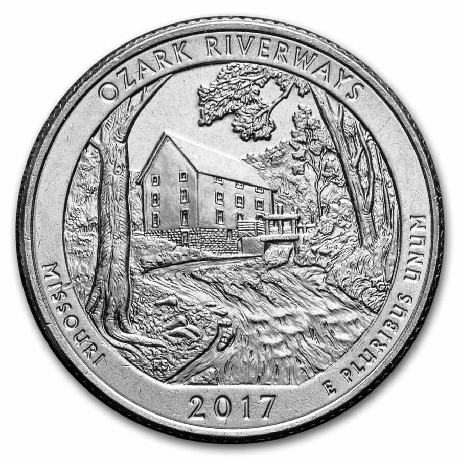 2017-D ATB Quarter Ozark National Scenic Riverways BU