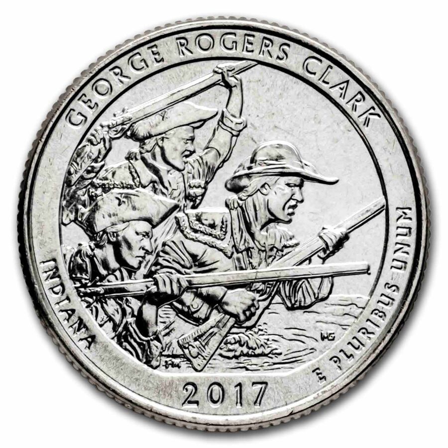 2017-D ATB Quarter George Rogers Clark National Park BU