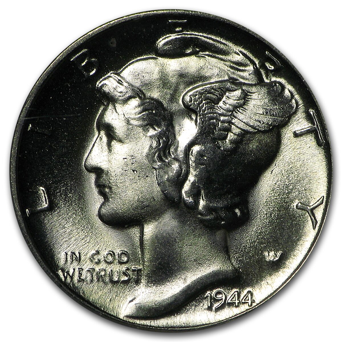 1944-D Mercury Dime MS-66 PCGS (FSB)
