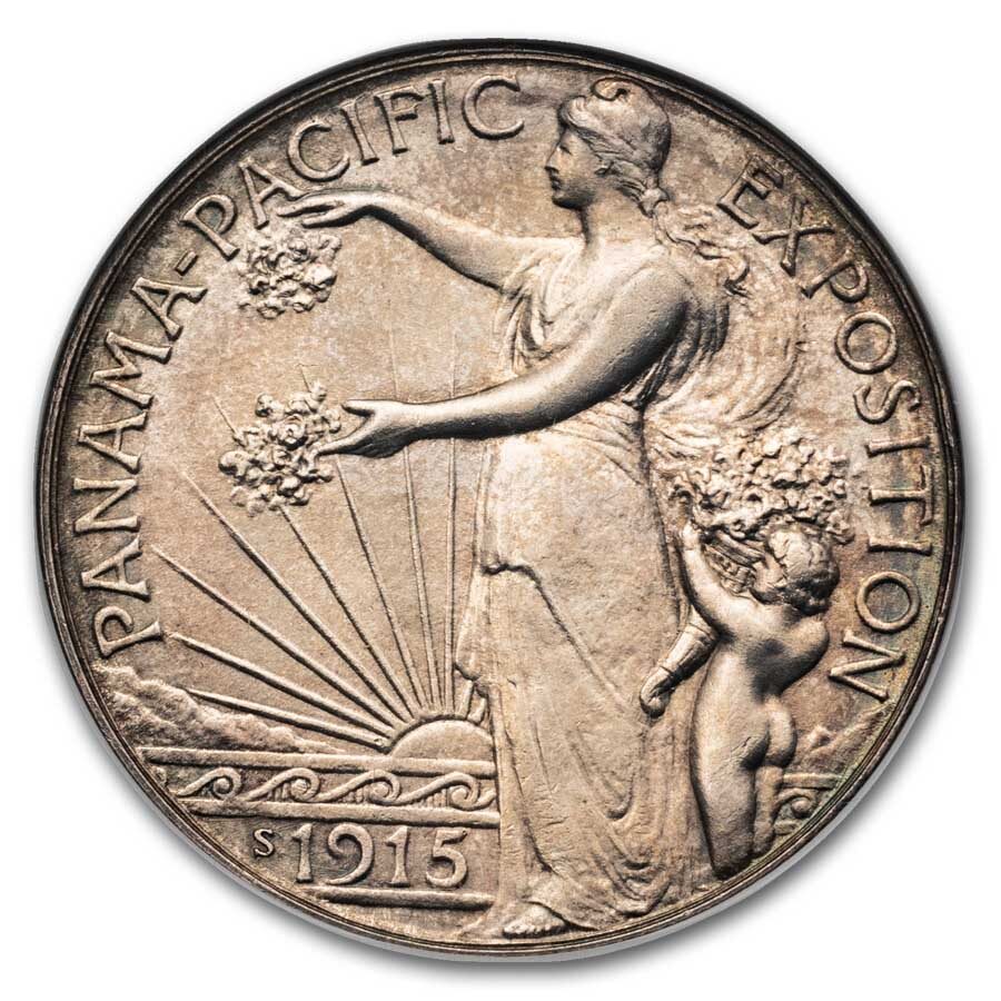1915-S Panama Pacific Half Dollar MS-63 NGC