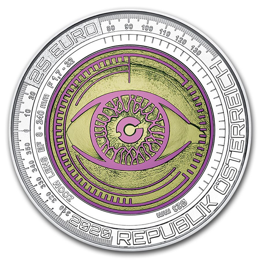 2020 Austria Silver/Niobium Big Data €25 BU
