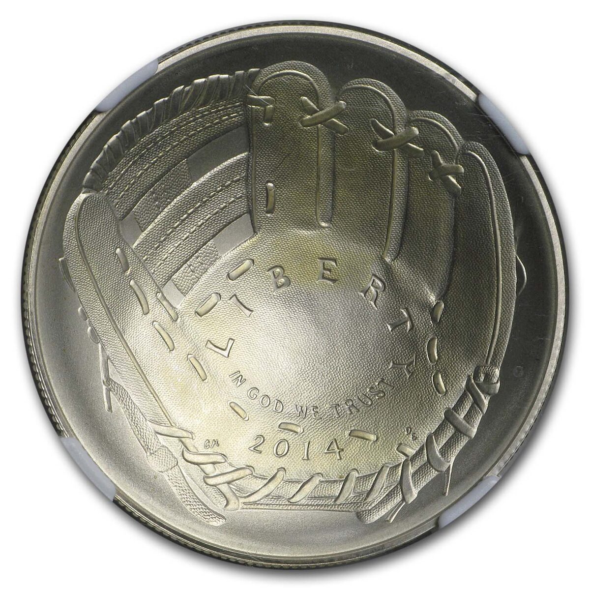 2014-P Baseball HOF $1 Silver Commem MS-70 NGC
