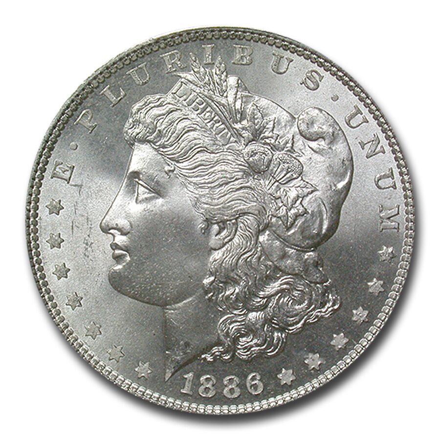 1886 Morgan Dollar MS-66+ PCGS