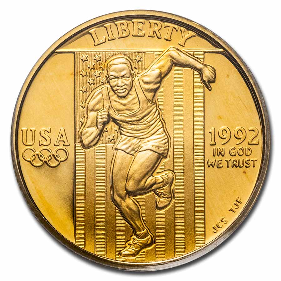 1992-W Gold $5 Commem Olympic PR-69 PCGS