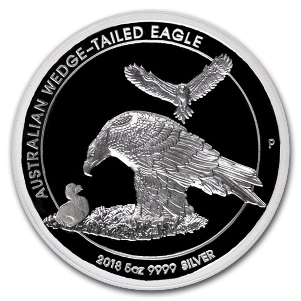 2018 Australia 5 oz Silver Wedge Tailed Eagle PF-70 UCAM NGC (HR)