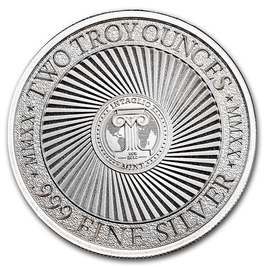 2 oz Silver HR Round - Vintage Horror Series: Dracula