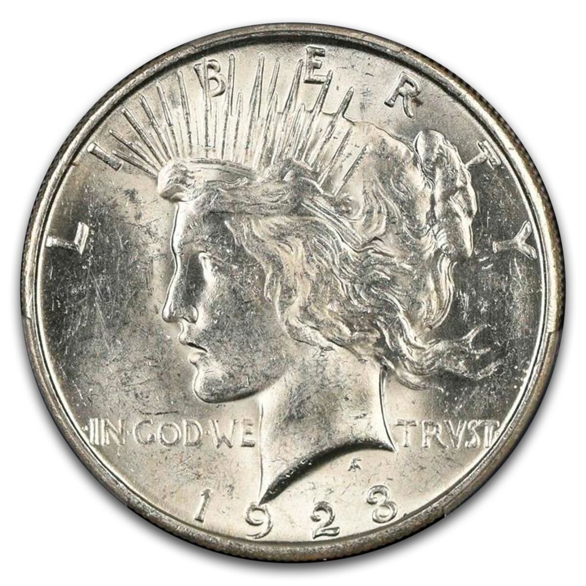 1923-S Peace Dollar MS-62 PCGS