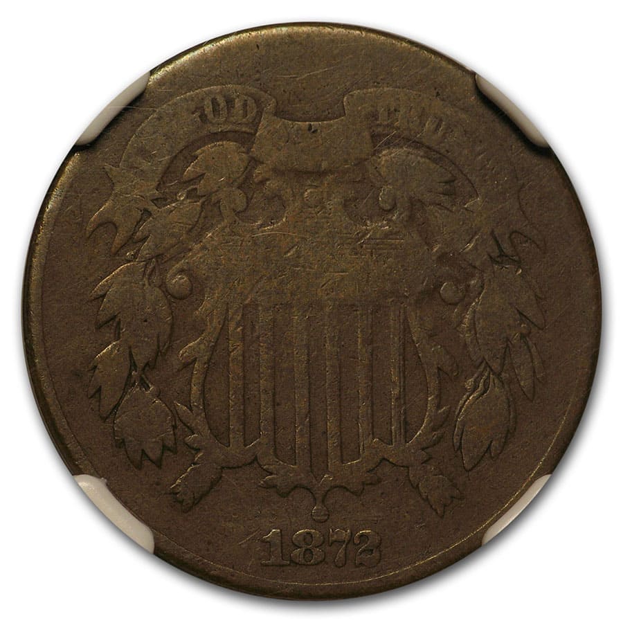 1872 Two Cent Piece VG-8 NGC