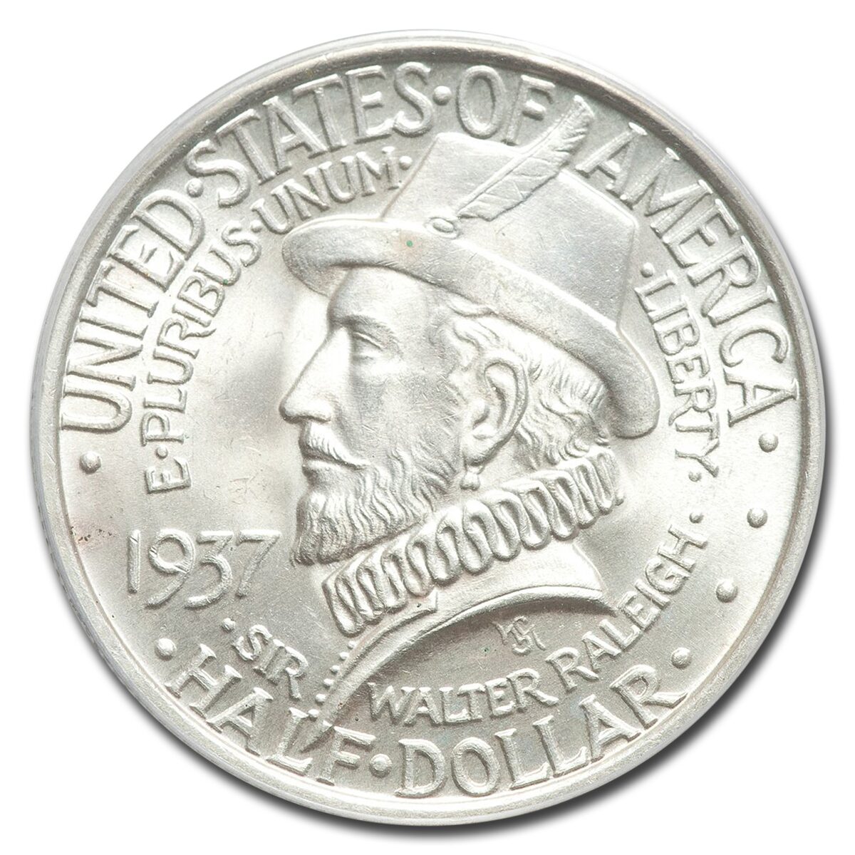 1937 Roanoke Island, North Carolina Half Dollar MS-65 PCGS