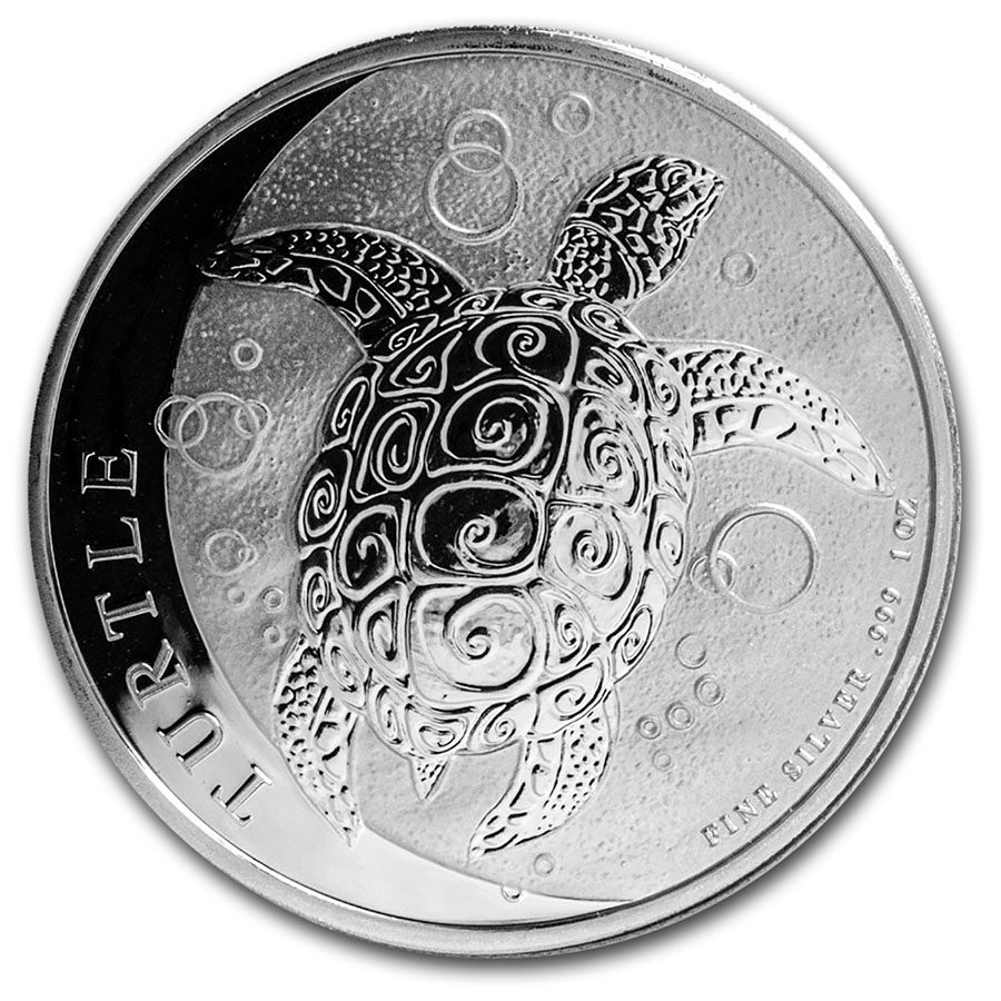 2020 Niue 1 oz Silver $2 Hawksbill Turtle BU