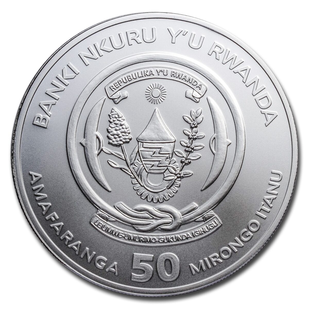 2020 Rwanda 1 oz Silver Nautical Ounce Mayflower BU