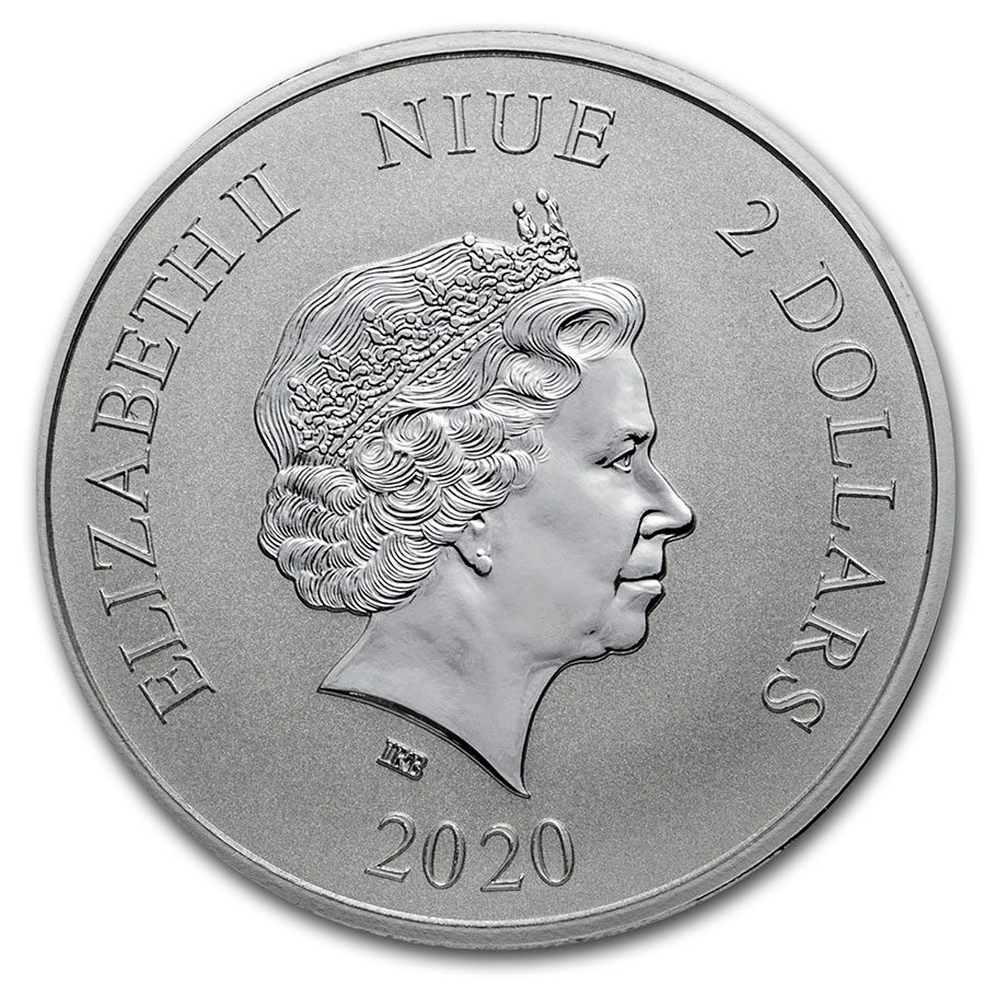 2020 Niue 1 oz Silver $2 Celestial Animals The Red Phoenix