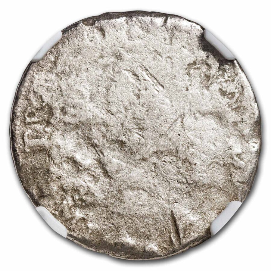 Mexico Silver 2 Reales El Cazador Shipwreck Genuine NGC
