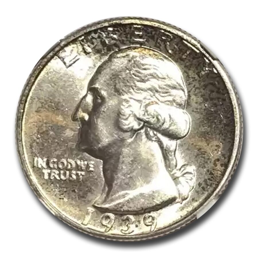 1939-S Washington Quarter MS-64 NGC