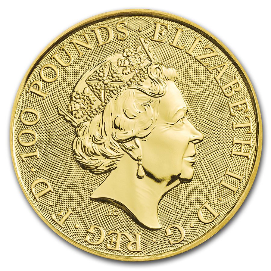 2020 Great Britain 1 oz Gold Music Legends: Queen BU
