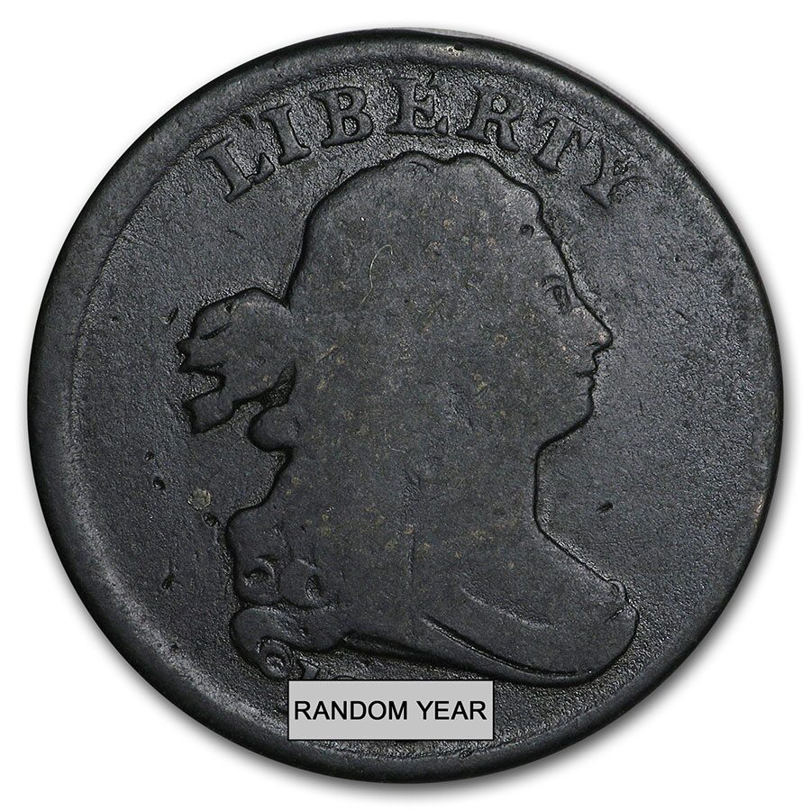 1800-1808 Draped Bust Half Cent Good/VG