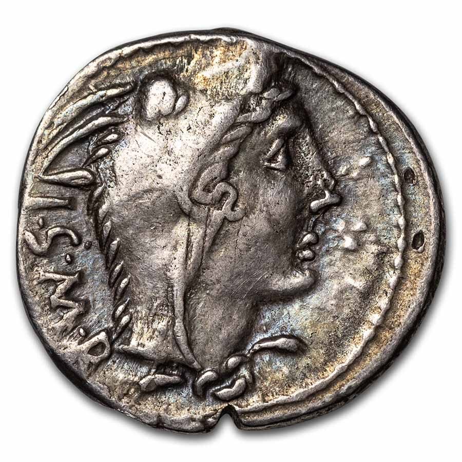 Roman Republic Silver Denarius L.T. Balbus (105 BC) XF (Cr-316/1)
