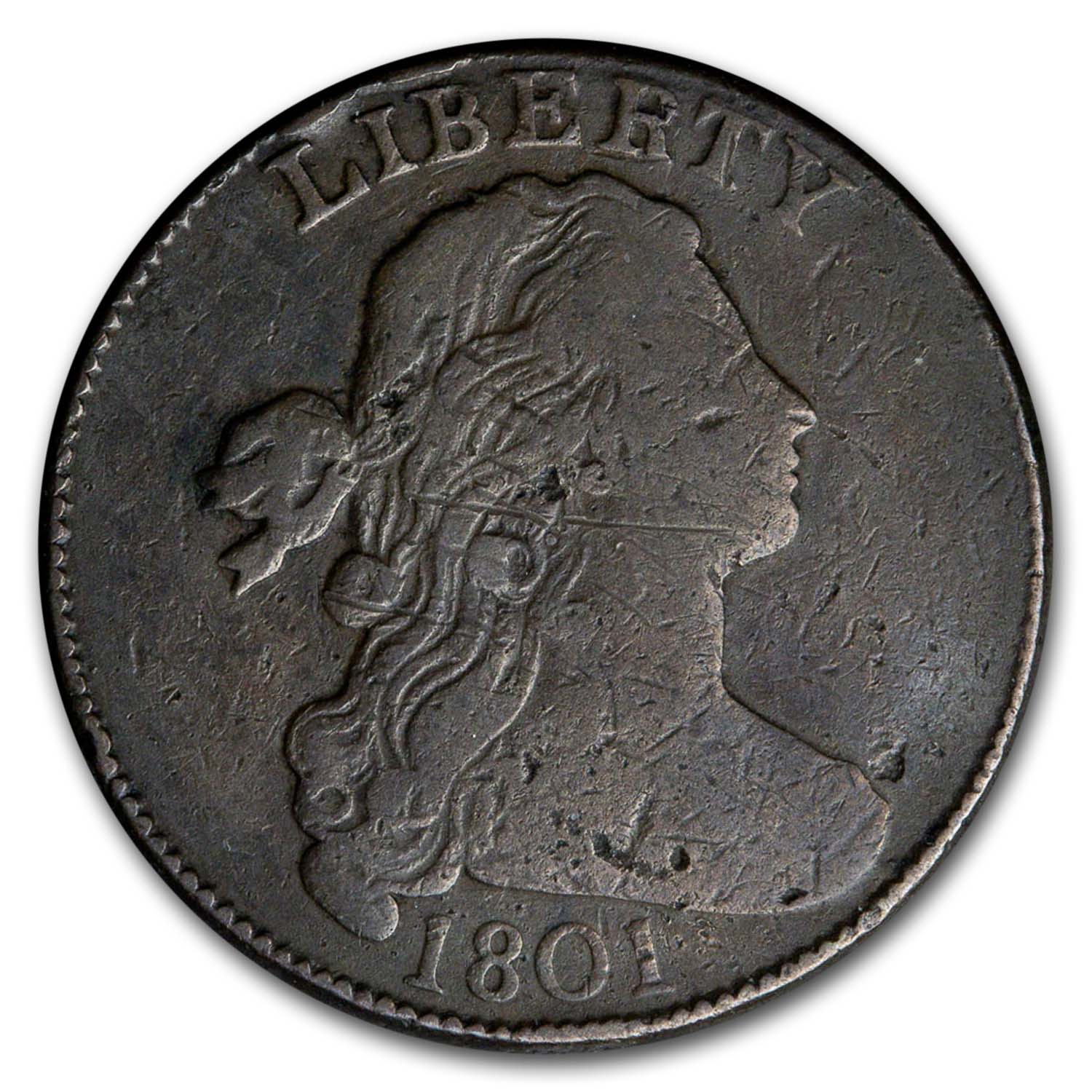1801 Large Cent Fine