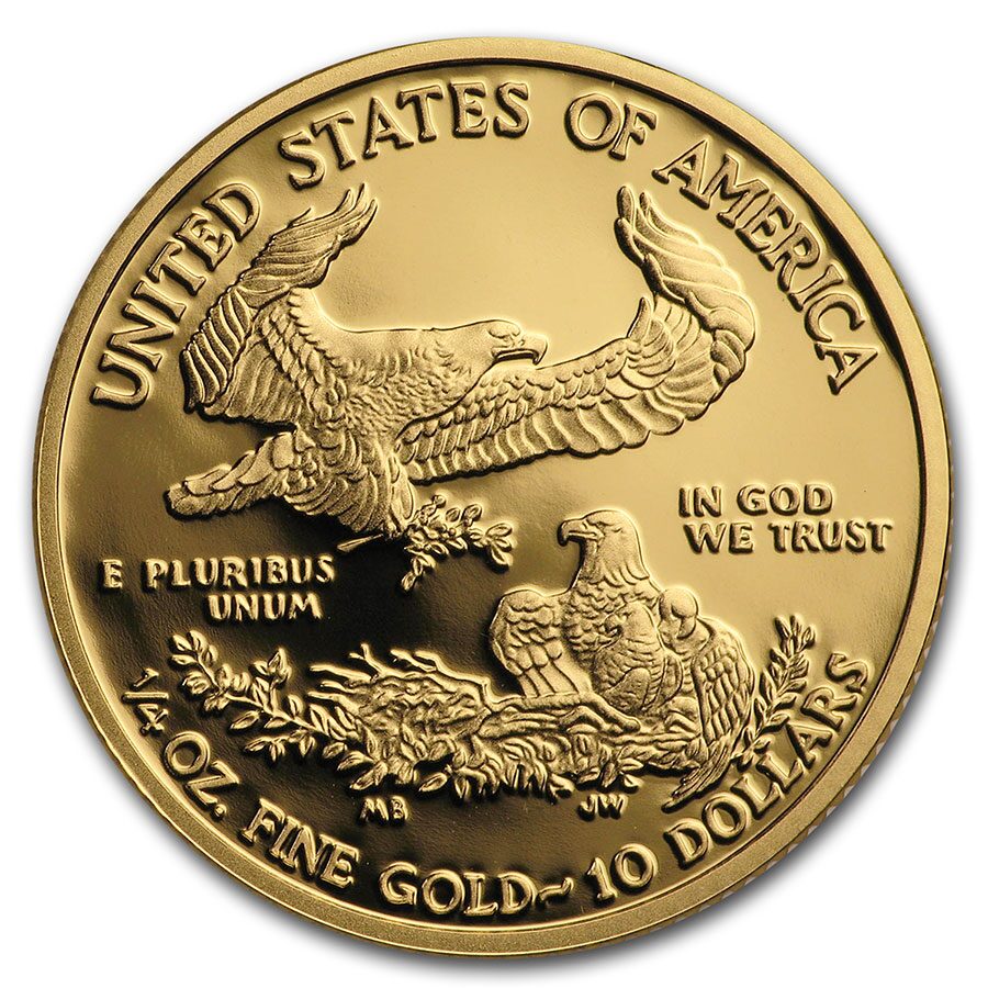 2020-W 1/4 oz Proof American Gold Eagle (w/Box & COA)