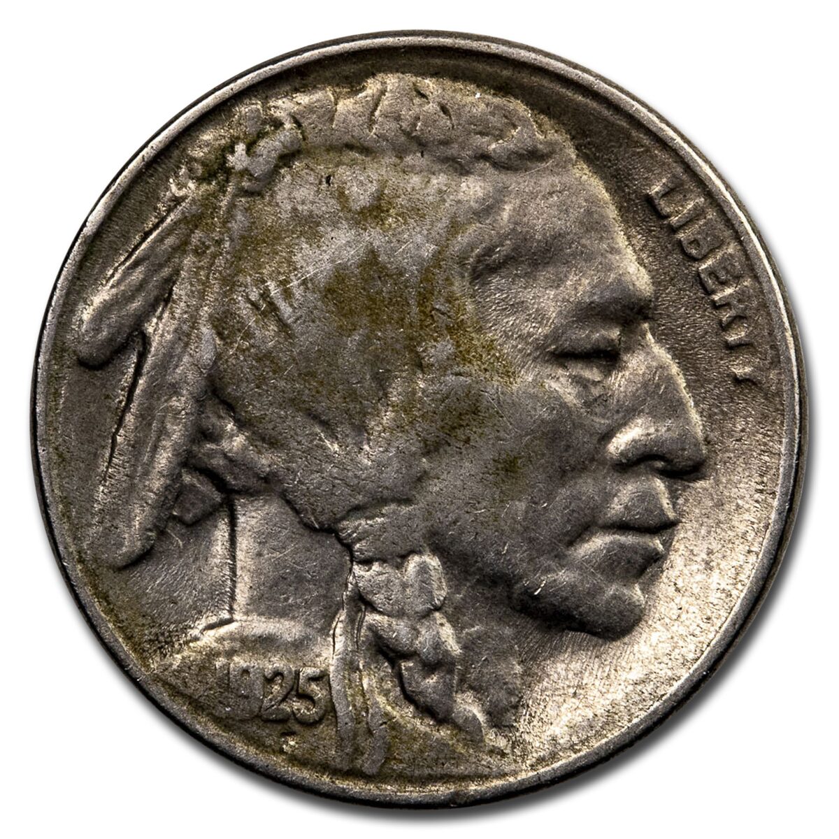 1925-S Buffalo Nickel AU