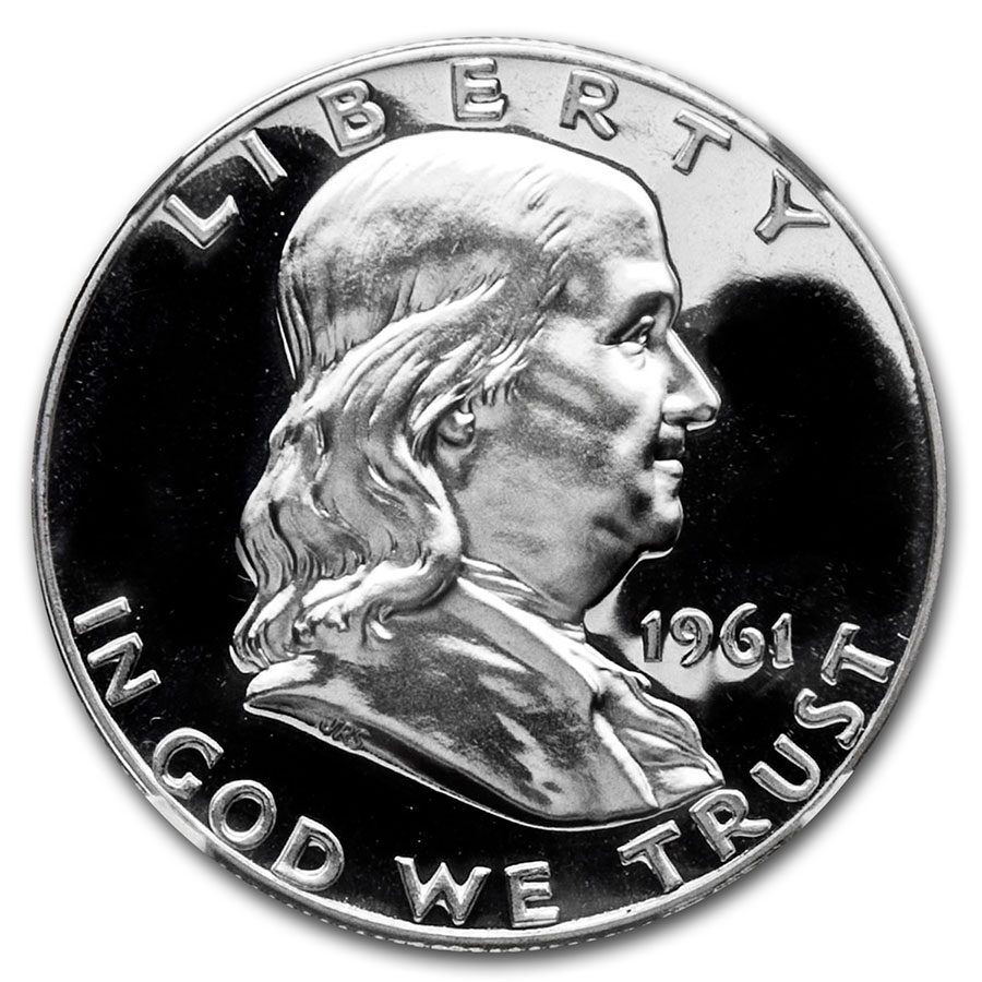 1961 Franklin Half Dollar PF-68 CAM NGC