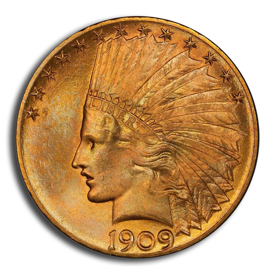 1909-S $10 Indian Gold Eagle MS-65 PCGS
