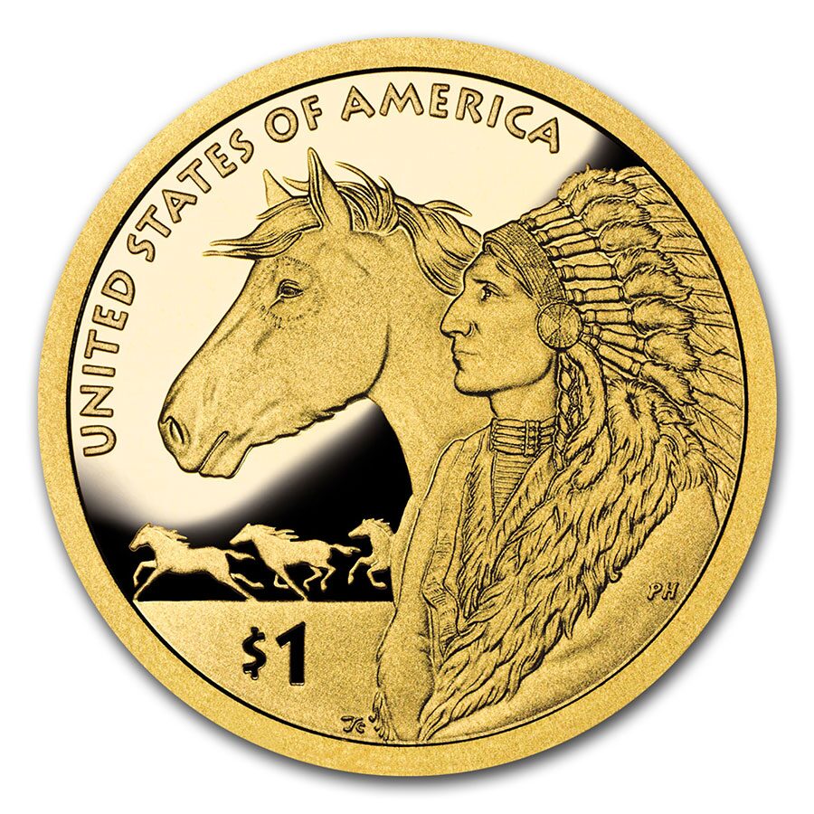 2012-S Native Amer $1 - 17th Century Trade Routes Gem Proof