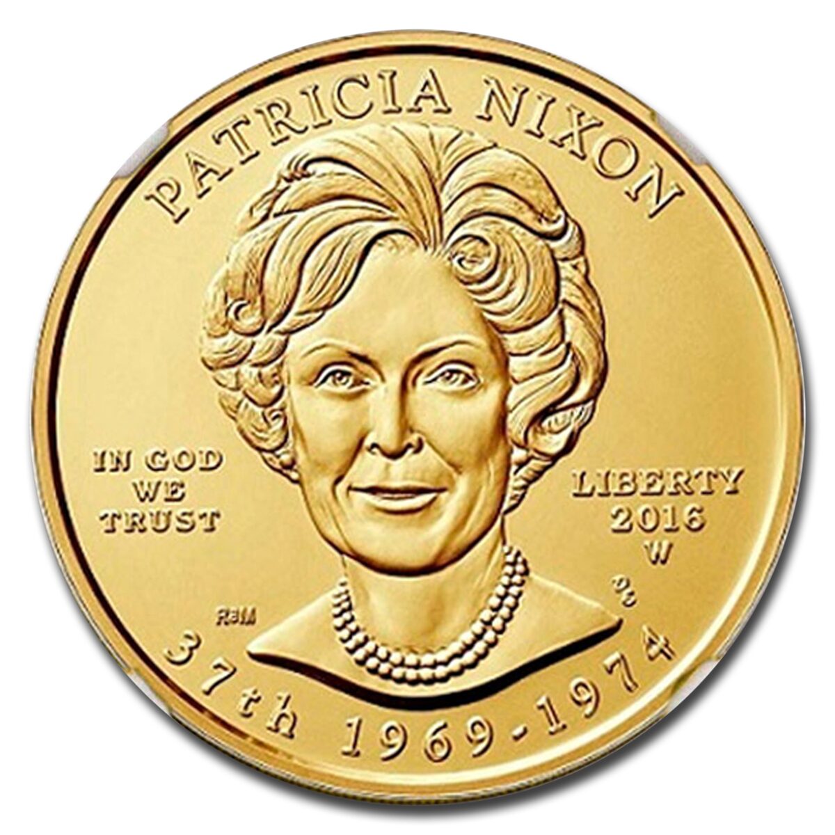 2016-W 1/2 oz Gold Patricia Nixon MS-70 NGC