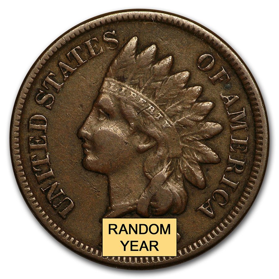 1880-1889 Indian Head Cents VF