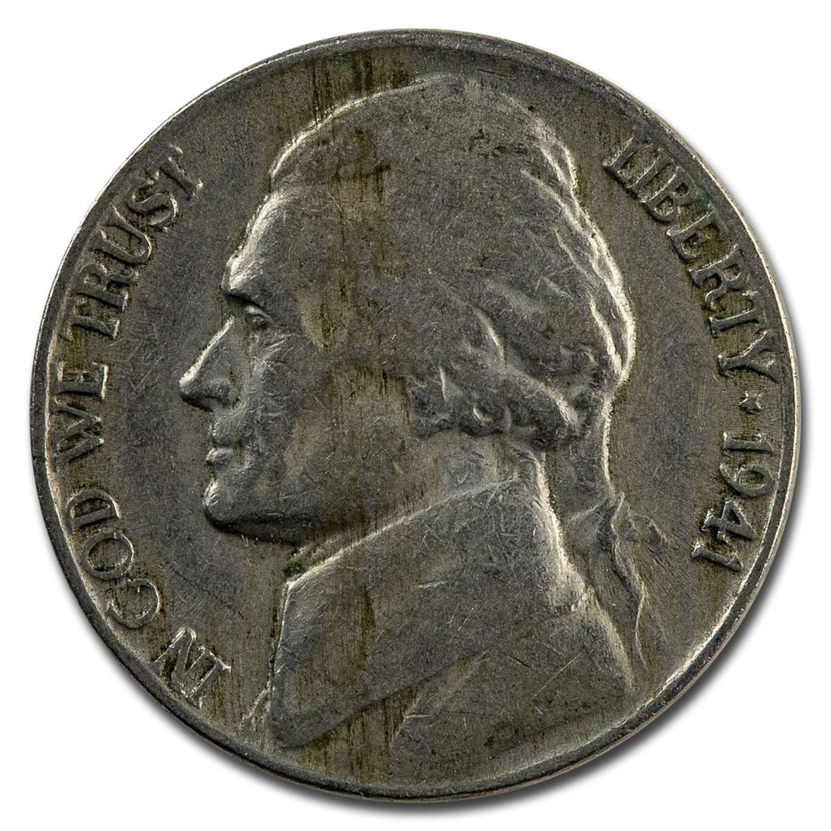 1941 Jefferson Nickel Avg Circ