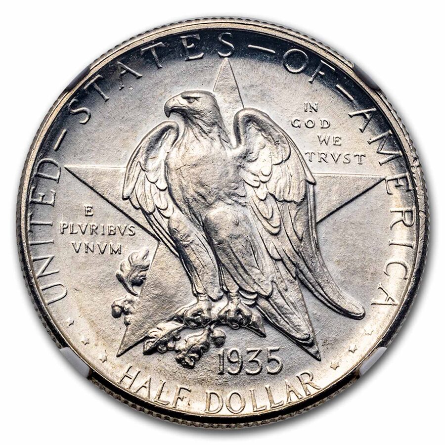 1935-D Texas Centennial Commemorative Half Dollar MS-67 NGC
