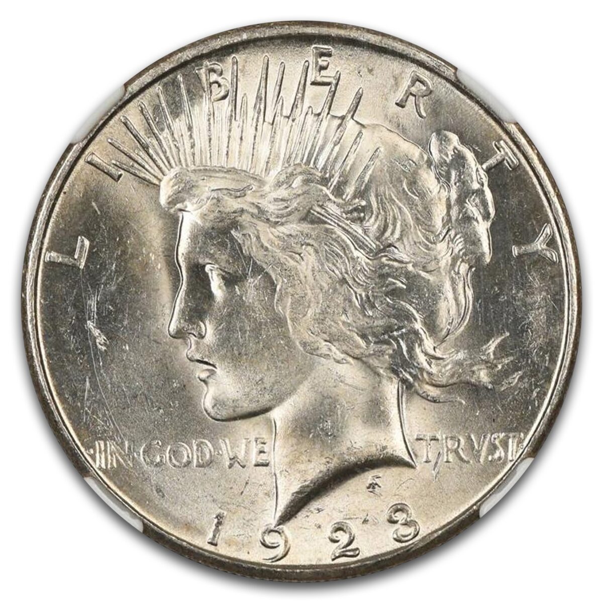 1923-S Peace Dollar MS-63 NGC