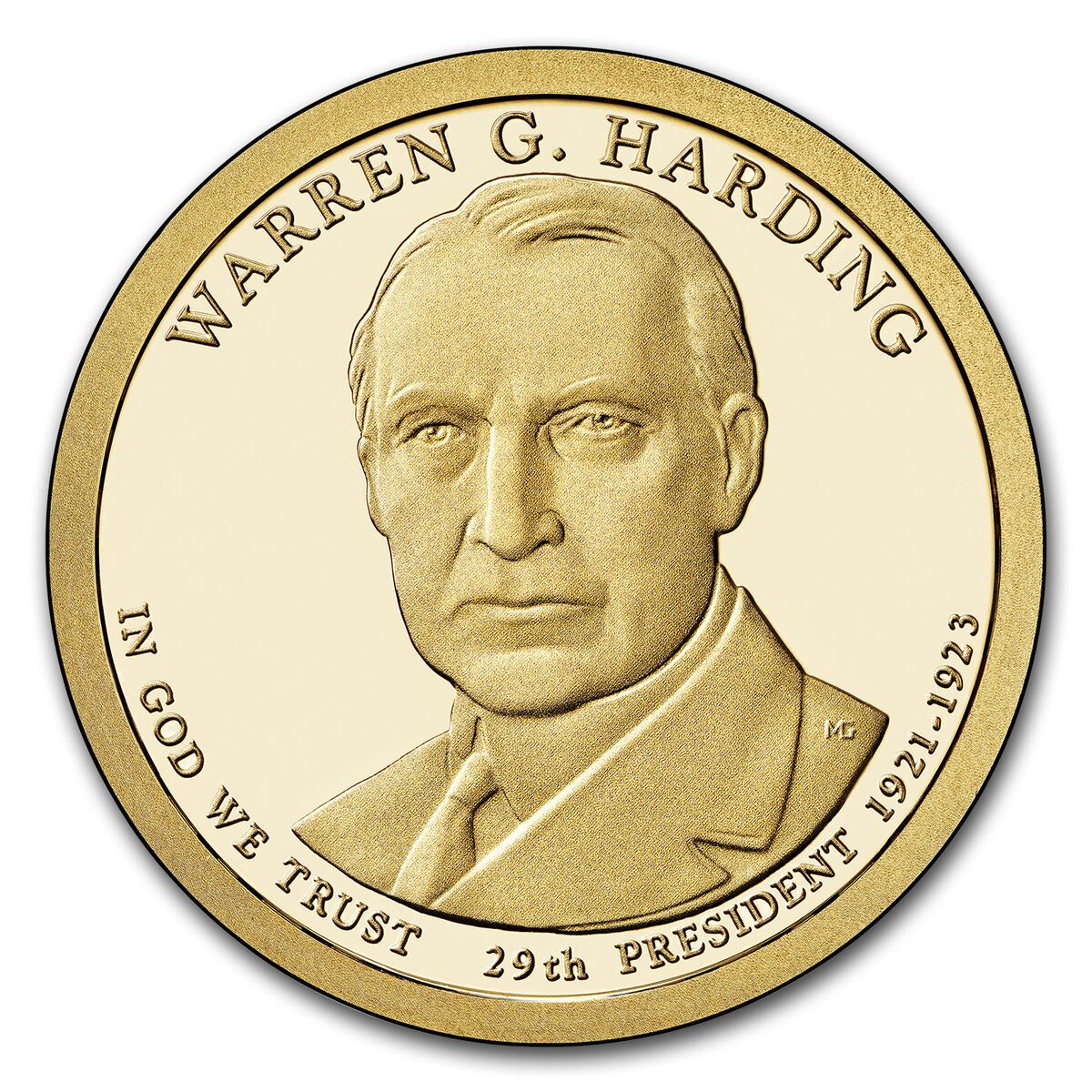 2014-S Warren Harding Presidential Dollar Proof