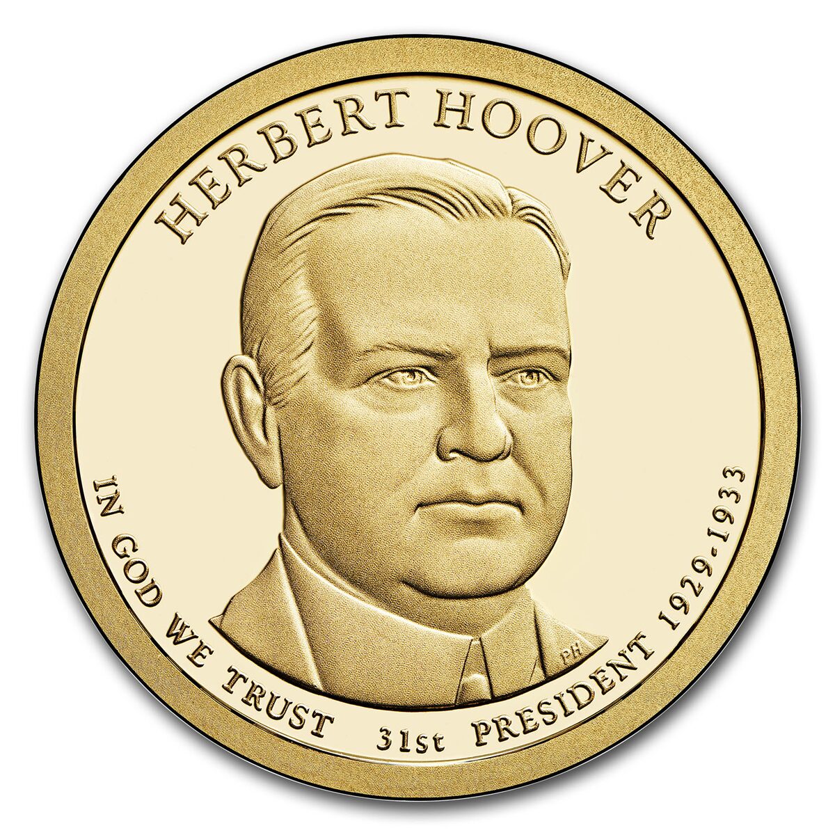 2014-S Herbert Hoover Presidential Dollar Proof