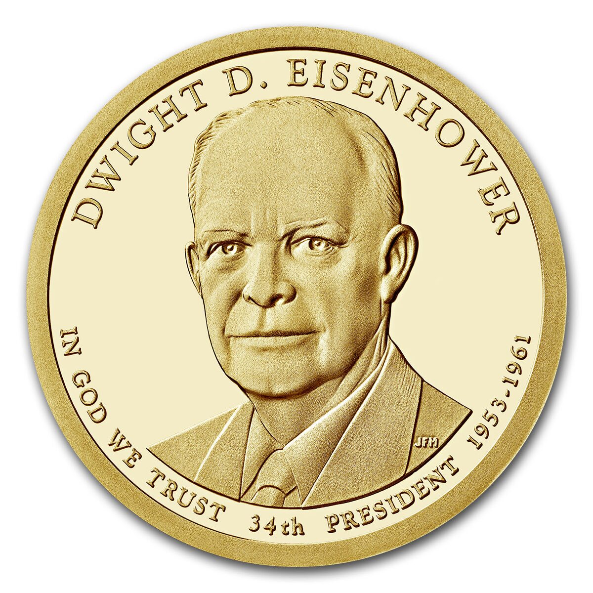 2015-S Dwight Eisenhower Presidential Dollar Proof