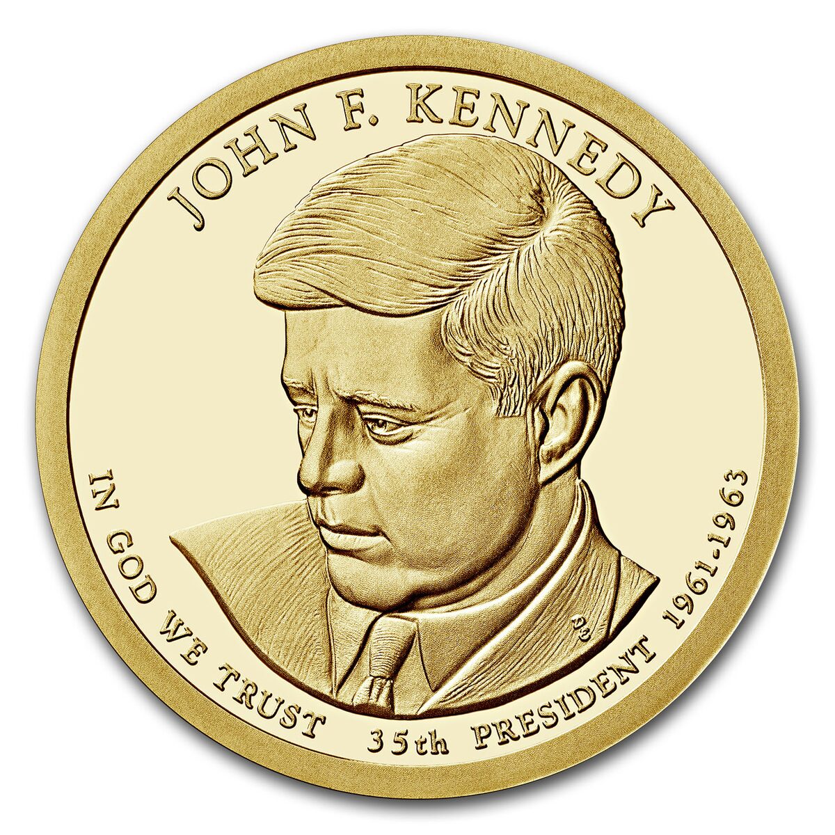 2015-S John F. Kennedy Presidential Dollar Proof