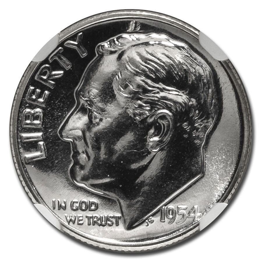 1954 Roosevelt Dime PF-67 NGC