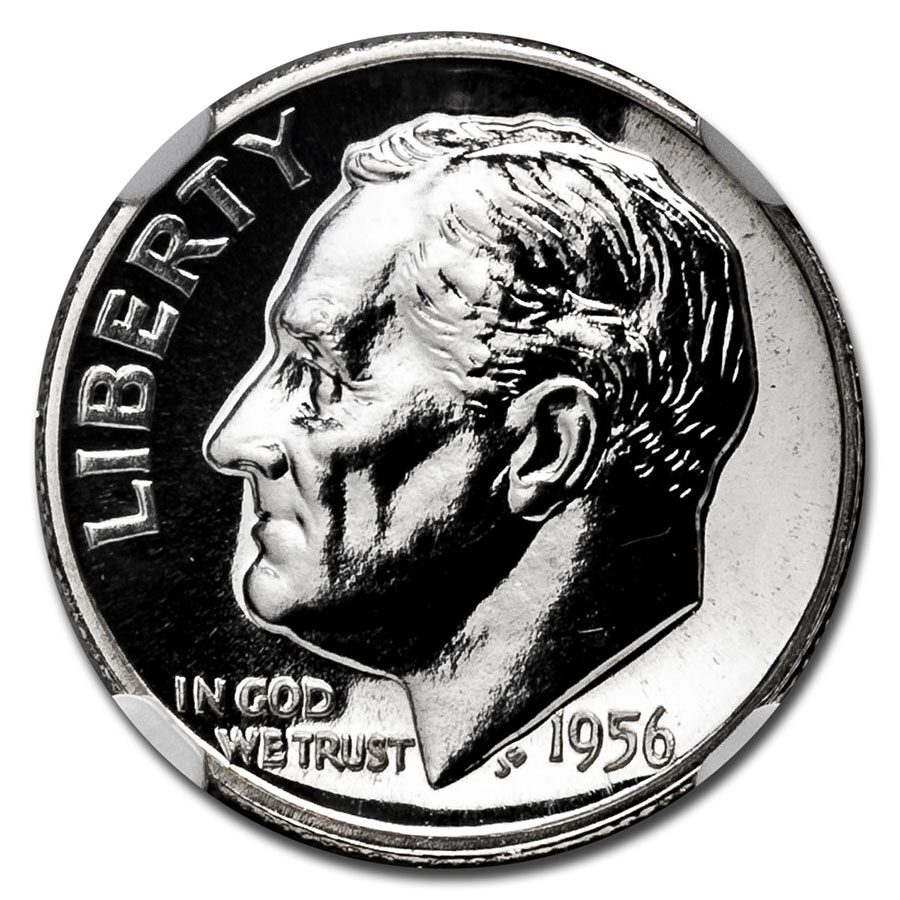 1956 Roosevelt Dime PF-67 NGC