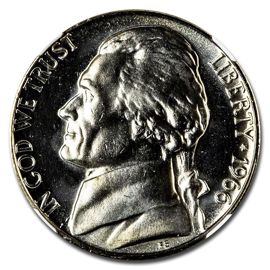 1966 Jefferson Nickel SMS MS-67 NGC