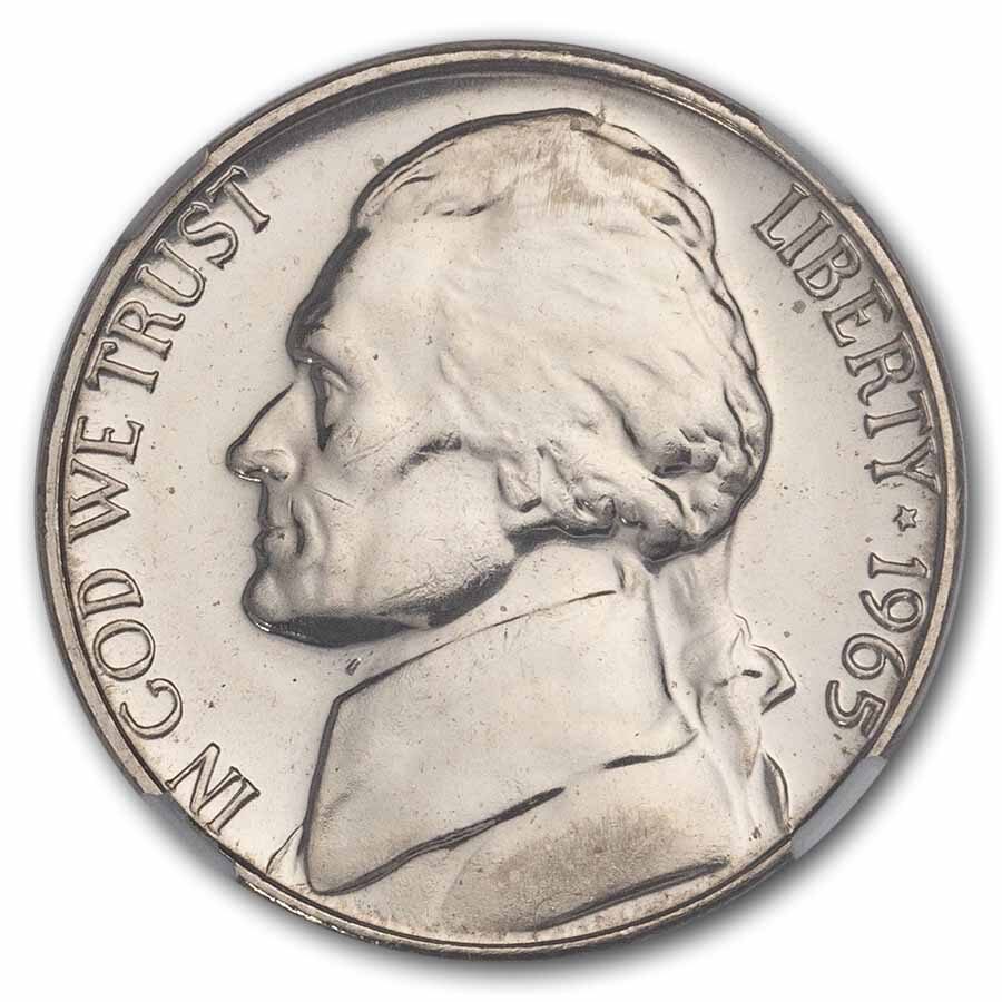 1965 Jefferson Nickel SMS MS-67 NGC
