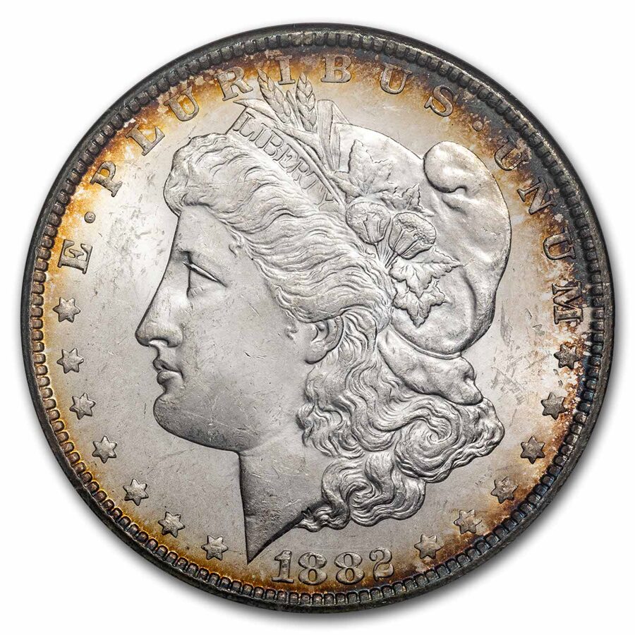 1882-CC Morgan Dollar MS-62 NGC